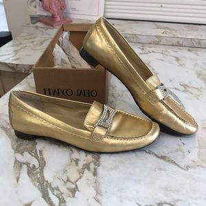 Franco Sarto gold 9.5 barely worn